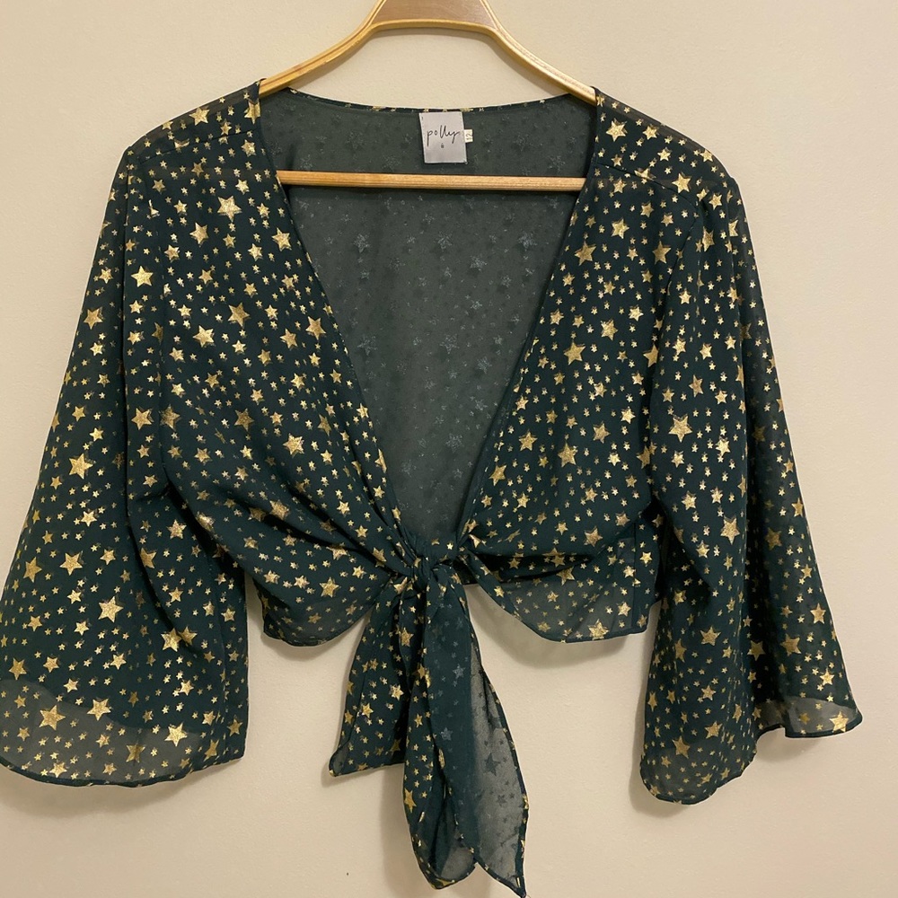 Tie-front Princess Polly Star shirt